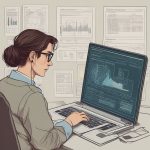 secondary private equity investments 2025 - Investor analyzing private equity data on a laptop screen.