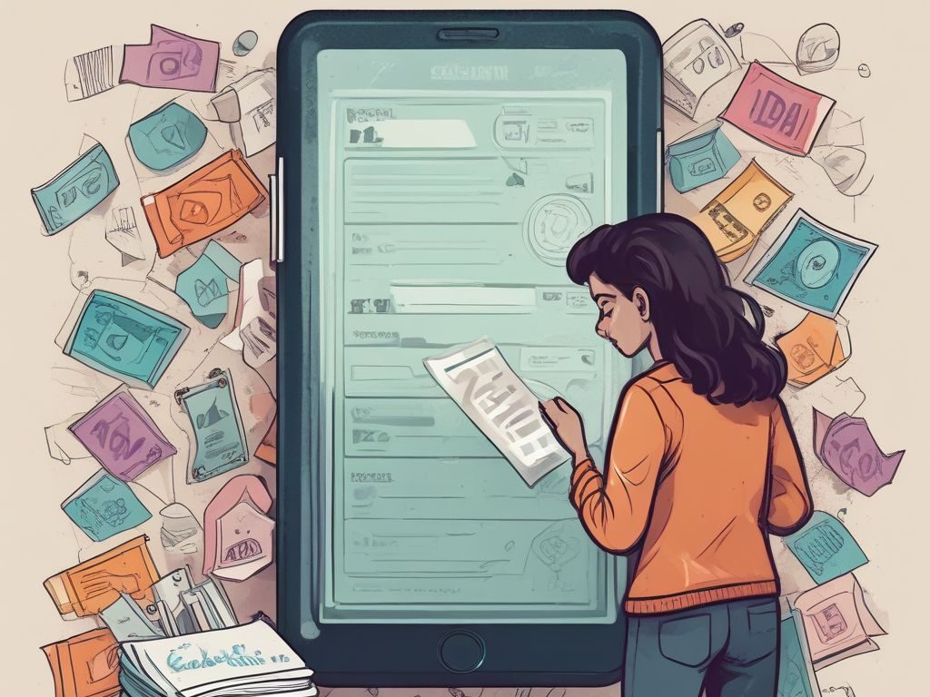 personal finance for college students using mobile banking app to check savings goals