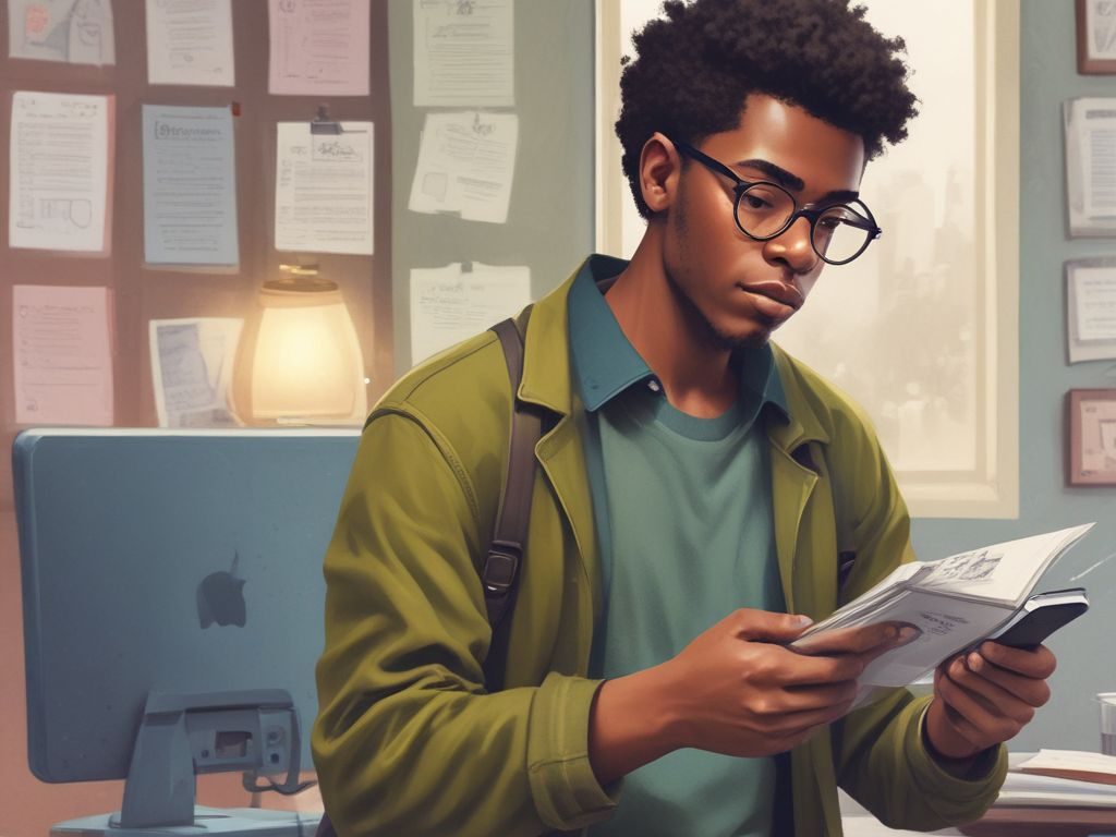 How Much Should You Save Each Month?  Young person tracking monthly savings on a budgeting app